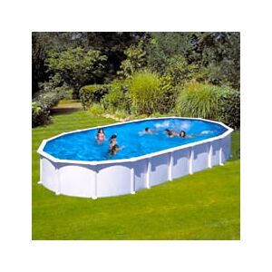 Piscine Italia Piscina Fuori Terra Gre Acciaio Ovale 915x470x1,32 Haiti Kitprov9188