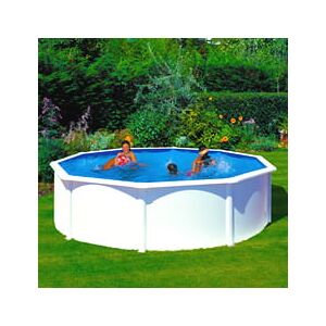 Piscine Italia Piscina Fuori Terra Gre In Acciaio Rotonda 460x1,20 Fidji Kit460eco