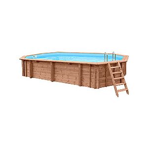 Piscine Italia Piscina In Legno Fuori Terra Jardin 814 Liner Sabbia