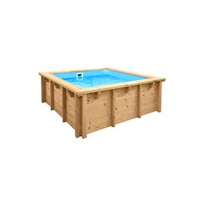 Piscine Italia Mini Piscina In Legno Fuori Terra Per Bambini Jardin Baby 210x210