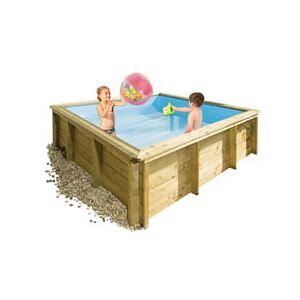 Piscine Italia Piscina In Legno Fuori Terra Rettangolare Tropic Junior 2x2