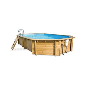 Piscine Italia Piscina In Legno Indipendente Ottagonale Weva Luxe 840