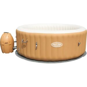 Bestway Piscina Fuori Terra Idromassaggio Gonfiabile da Esterno SPA 6 Posti Piscina per Giardino in PVC Ø 196x71h cm - 54129 Palm Springs Serie Lay-Z-Spa