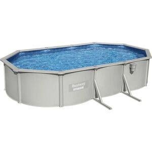 Bestway Piscina Fuori Terra Rigida da Giardino Piscina Esterna Ovale 610x360x120 cm con Pompa filtro - 56369