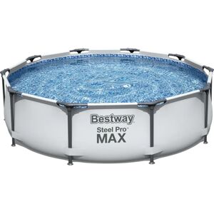 Bestway Piscina Fuori Terra Rigida da Giardino Piscina Esterna Rotonda con Toppa di riparazione Capacità 4678 litri con Pompa filtro - 56406