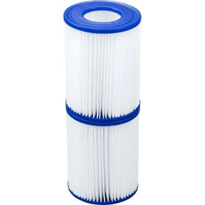 Bestway Set 2 Pezzi Filtro di Ricambio per Pompa Piscina 3028 LT/H - 58094