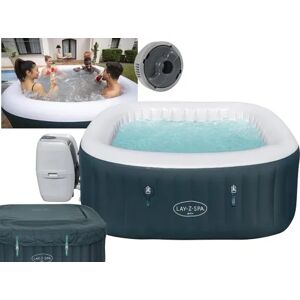 Bestway Piscina Fuori Terra Idromassaggio Gonfiabile da Esterno SPA 6 Posti Piscina per Giardino ø180x66 cm - 60015 Ibiza Airjet Lay-Z-Spa