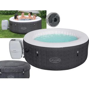 Bestway Piscina Fuori Terra Idromassaggio Gonfiabile da Esterno SPA 4 Posti Piscina per Giardino ø 180x cm - 60035 Havana Airjet Lay-Z-Spa