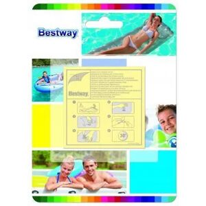 Bestway Kit riparazione piscine 10 Toppe 42 cm Heavy - 62068 Duty