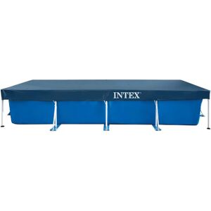 Intex Telo Copripiscina con Custodia colore Grigio 4,5 m x 2,2 m x 84 cm, 18,5 kg - 28039