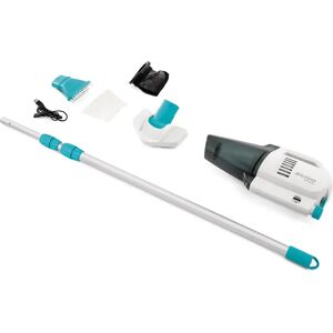 Intex Aspirapolvere per Piscine e Pure SPA Ricaricabile Vacuum colore Bianco/Azzurro ZR 100 - 28626