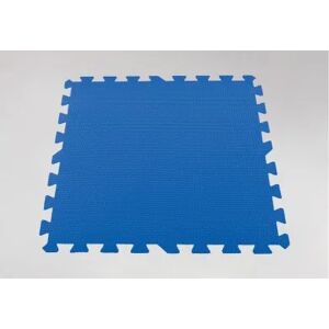 Intex Piastrella Antiscivolo in PP 8 Pezzi ad Incastro per Fondo Piscina e per Giardino 50x50x1 cm colore Blu - 29081