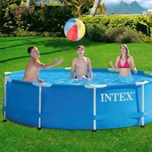 Intex Piscina Rotonda Frame 305x76 Cm Con Pompa Filtro