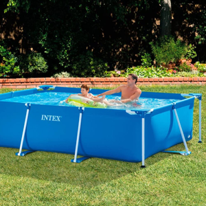 Fuori Intex Piscina Rettangolare Small Frame 300x200x75 Cm