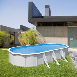 GRE Piscina fuori terra rigida  KIT730ECO L int 7.3 m x 3.75 m  H 1.2 m