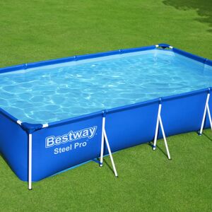 Bestway Piscina fuori terra tubolare  Steel Pro L int 4 m x 2.11 m  H 0.81 m