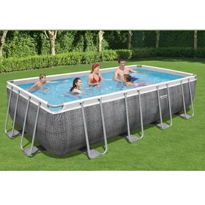 Bestway Piscina fuori terra tubolare  Power Steel L int 5.49 m x 2.74 m  H 1.22 m