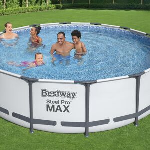 Bestway Piscina fuori terra tubolare  Steel Pro Max Ø 4.27 m  H 1.1 m