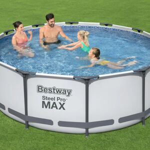 Bestway Piscina fuori terra tubolare  Steel Pro Max Ø 4.57 m  H 1.22 m