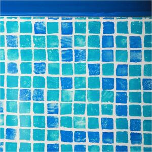 GRE POOLS Liner 0,50 piscina ovale in gres blu 9,15m x 4,70m x 1,32m