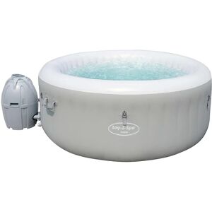 Bestway Idromassaggio Gonfiabile  Lay-Z-Spa Tahiti 180×66 cm per 2-4 Persone con Airjet, Luce LED, Copertura e Telecomando