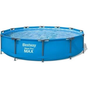 Bestway Piscina Fuori Terra Tubolare  Steel Pro Max 366x76 cm Pompa Filtro a Cartuccia 1.249 litri/ora