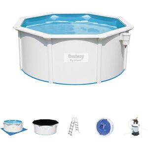 Bestway Piscina Fuori Terra in Acciaio  Hydrium 300x120 cm Pompa Filtro a Sabbia di 3.028 litri/ora