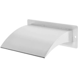 vidaXL Fontana per Piscina in Acciaio Inossidabile 30x9x26 cm Argento