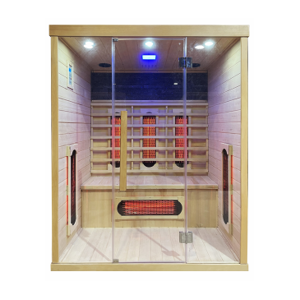 Arredo Casa Facile Sauna Infrarossi 4 Posti 150x110 Cm Nuovo Pc - Ozono - Radio + Mp3 - Mp4 - Usb - Bluetooth - Aromaterapia - Cromoterapia - Led - Design Vetro 8mm- Full