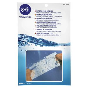 Gre' KIT RIPARAZIONE LINER PVC  5 PATCH PREINCOLLATI SENZA SENZA SVUOTAMENTO