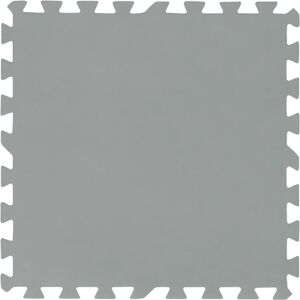 Bestway TAPPETINO BASE POLIETILENE MORBIDO  50x50 cm GRIGIO 9 PZ 2,25 m²