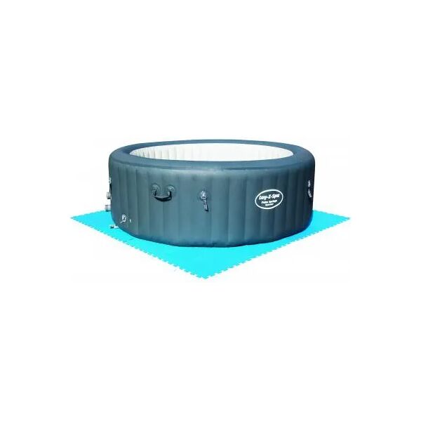 bestway tappetino tappeto per sottofondo piscina in polietilene 50x50 cm set 8 pezzi colore blu - 58220