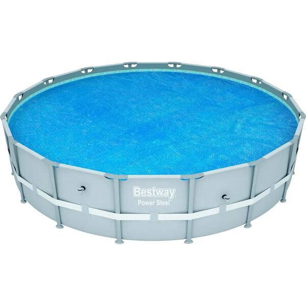 bestway telo copertura piscina copriscina termico tondo ø 462 cm - 58253 (58172)