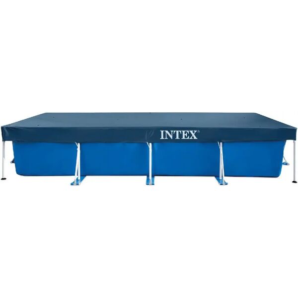 intex telo copertura piscina copripiscina rettangolare cm 460x226 compatibile modello frame - 28039