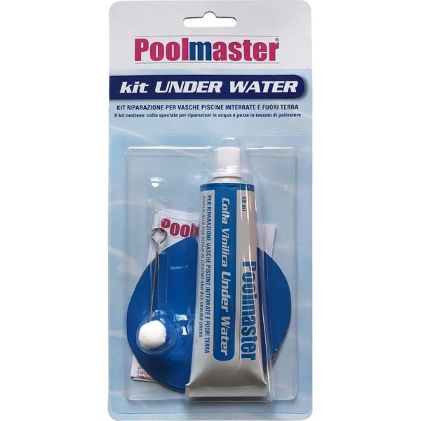 poolmaster kit riparazione pvc per piscine con colla speciale per riparazioen in acqua - tp003
