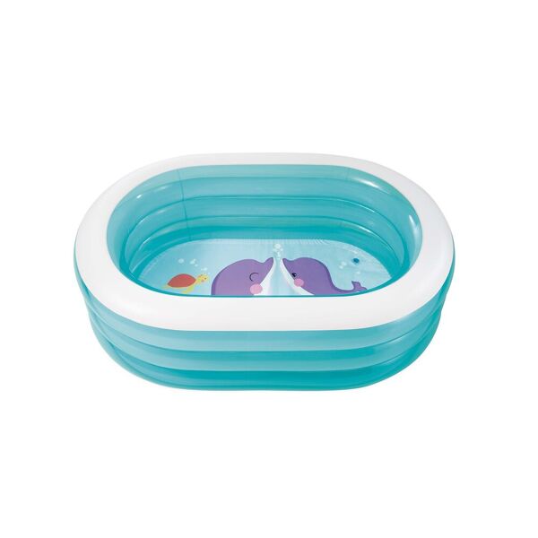 intex 57482np - piscina baby ovale trasparente cm 163x107x46