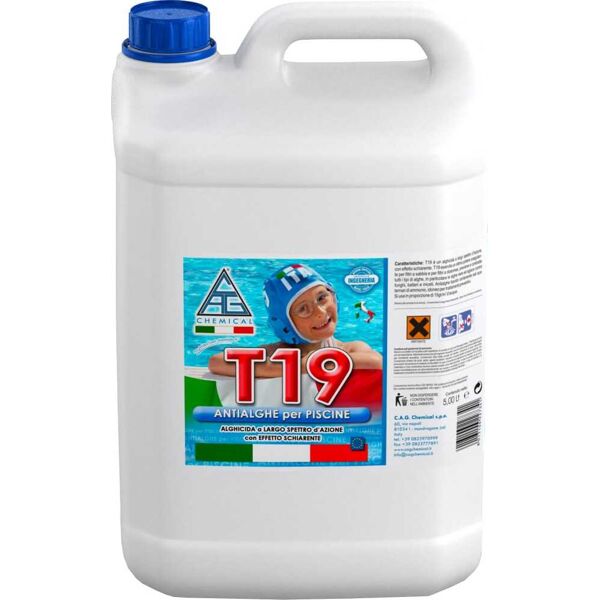 cag chemical t19 antialghe per piscine lt. 5 pezzi 4 - t19
