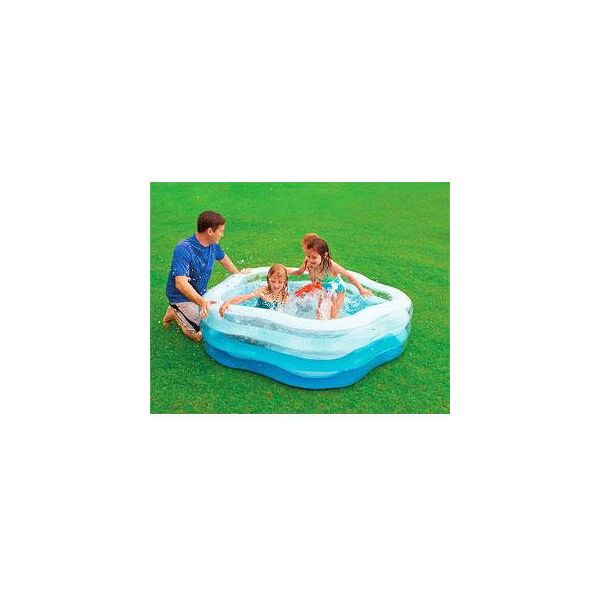 intex 56495 piscina fuori terra gonfiabile piscina esterna per bambini da giardino 185x180x53 cm - 56495 stella