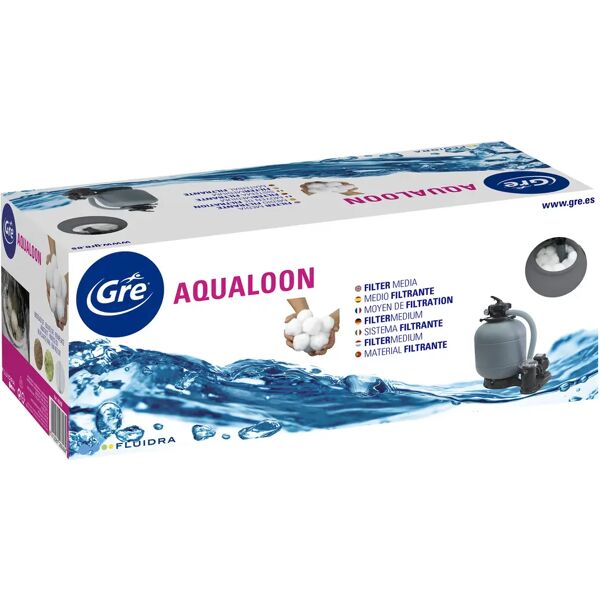 gre' filtri box aqualoon  in polietilene 700 g per pompe a sabbia per piscine