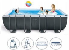 Piscine Italia Piscina Fuori Terra Intex 26356 Ultra Frame Rettangolare 549x274x132cm