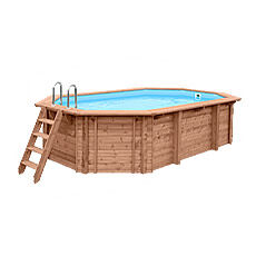 Piscine Italia Piscina In Legno Fuori Terra Jardin 490 Liner Sabbia