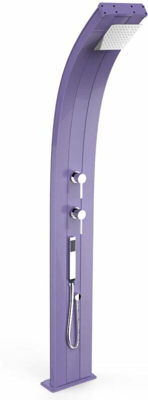 ARKEMA DESIGN - PRODOTTO MADE IN ITALY Doccia da Piscina Viola Dada con doccino cm 34x14x226 ARKEMA DESIGN