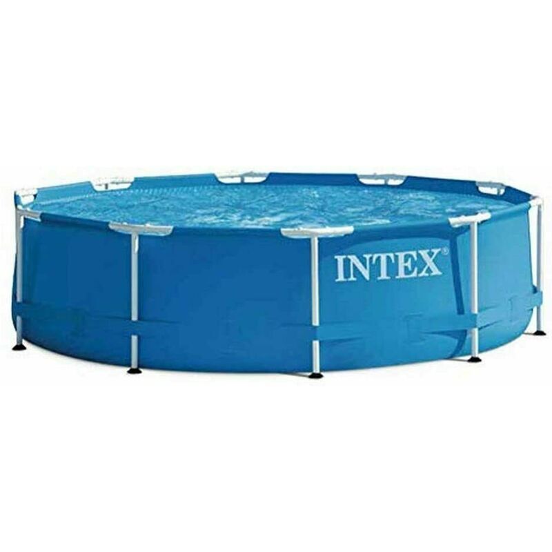 INTEX 28202 piscina metal frame rotonda famiglia 305x76cm con pompa filtro