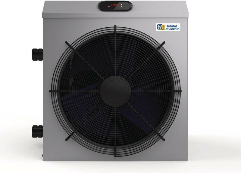 HABITAT ET JARDIN Mini pompa di calore Mini comfort ON / OFF - 3,5kW - Grigio chiaro