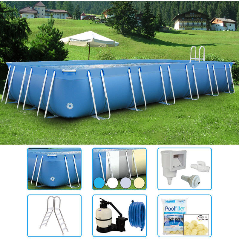 ITALIKA Piscina Fuori Terra Italika® Soft Rettangolare 10,80 X 5,80 H.1,25 M