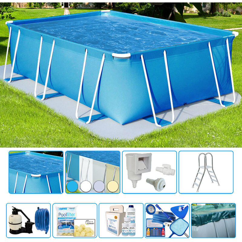 ITALIKA Piscina Fuori Terra Italika® Soft Rettangolare 5,30 X 3,30 H.1,00 M