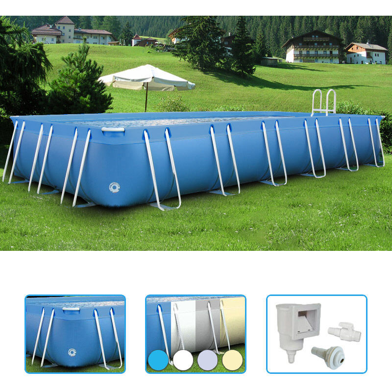 ITALIKA Piscina Fuori Terra Italika® Soft Rettangolare 7,80 X 4,30 H.1,40 M