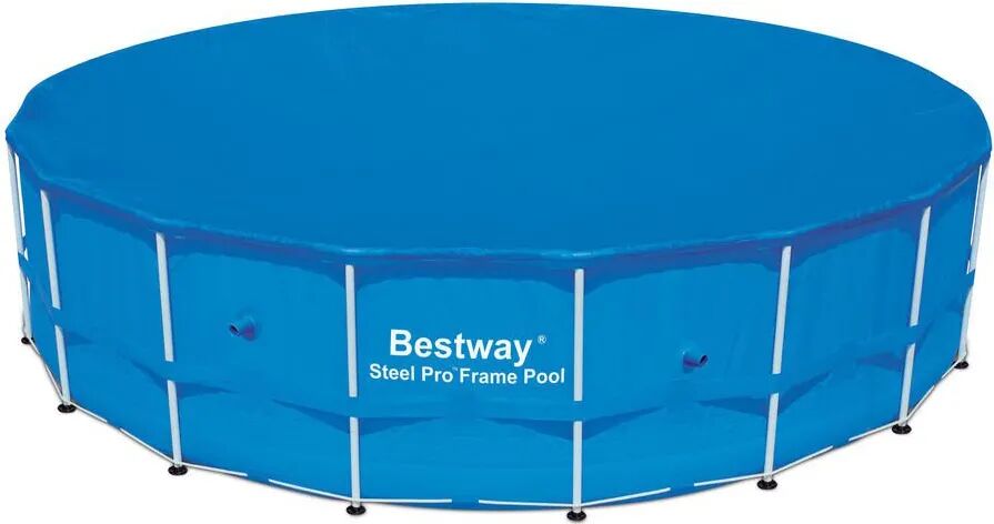 bestway telo copertura per piscina fuori terra rotonda compatibile con modelli power steeltm Ø 549 cm - 58039