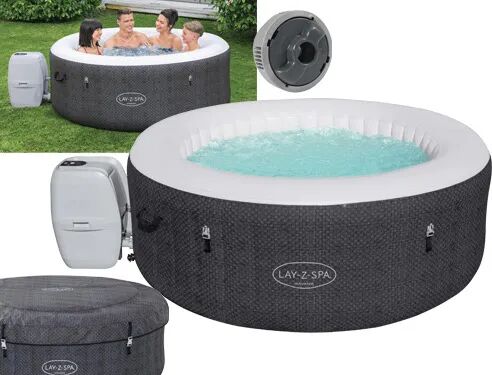 Bestway Piscina Fuori Terra Idromassaggio Gonfiabile da Esterno SPA 4 Posti Piscina per Giardino ø 180x cm - 60035 Havana Airjet Lay-Z-Spa