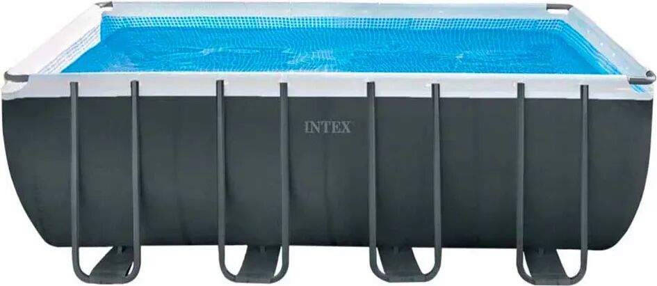 Intex Piscina Fuori Terra con Telaio Portante Piscina Esterna da Giardino in PVC triplice strato Rettangolare 549x274x132h cm con Pompa a Sabbia da 4.500 Lt/h - 26356 Ultra XTR Frame